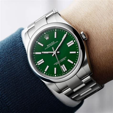 green goblin rolex|Rolex Oyster Perpetual 41 watch: Oystersteel.